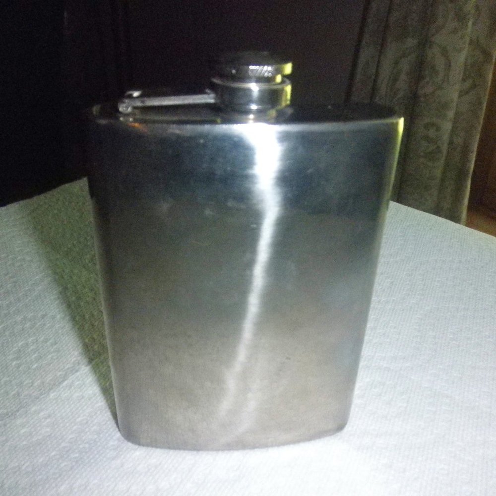 1- stainless pocket flask